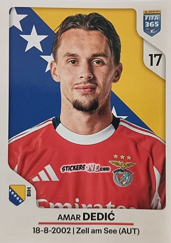 Figurina Amar Dedic - Fifa 365 2026 n. 373 - Panini