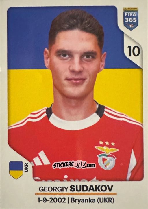 Cromo Georgiy Sudakov - Fifa 365 2026 n. 380 - Panini