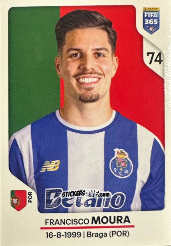 Figurina Francisco Moura - Fifa 365 2026 n. 392 - Panini