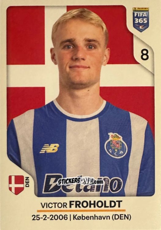 Cromo Victor Froholdt - Fifa 365 2026 n. 393 - Panini