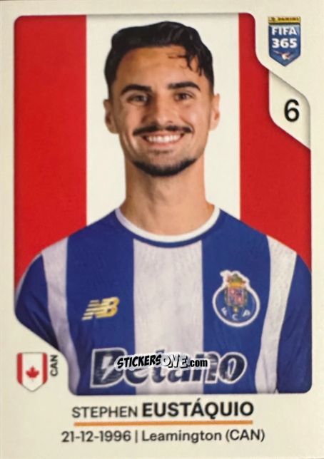 Sticker Stephen Eustaquio - Fifa 365 2026 n. 395 - Panini