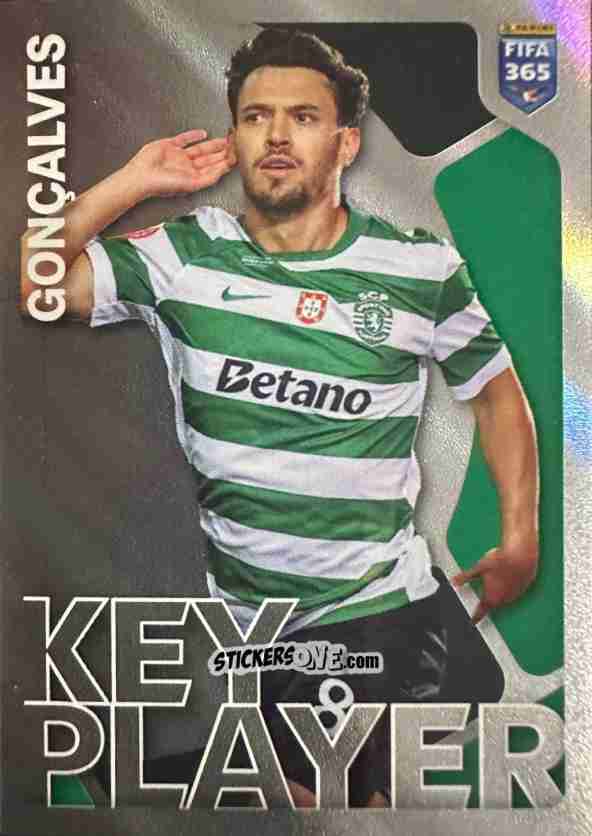 Figurina Pedro Gonçalves (Key Player) - Fifa 365 2026 n. 417 - Panini
