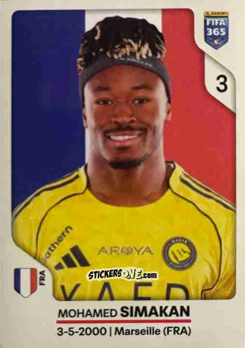 Figurina Mohamed Simakan - Fifa 365 2026 n. 424 - Panini