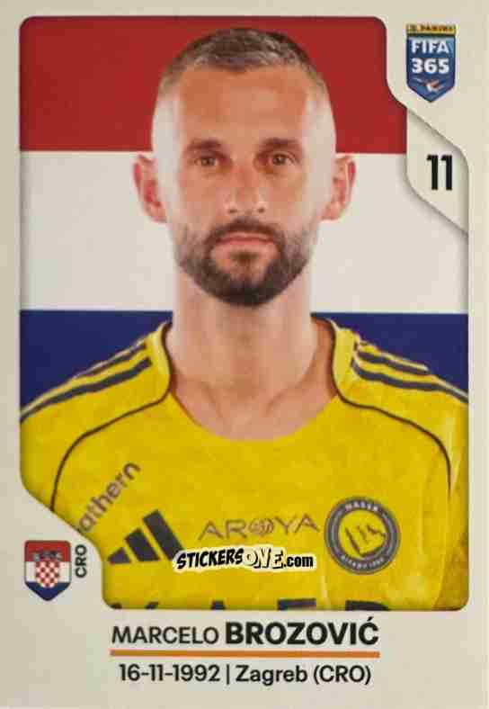 Cromo Marcelo Brozović - Fifa 365 2026 n. 428 - Panini