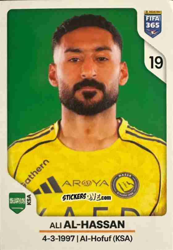 Figurina Ali Al-Hassan - Fifa 365 2026 n. 430 - Panini