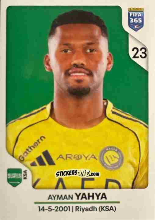 Figurina Ayman Yahya - Fifa 365 2026 n. 432 - Panini