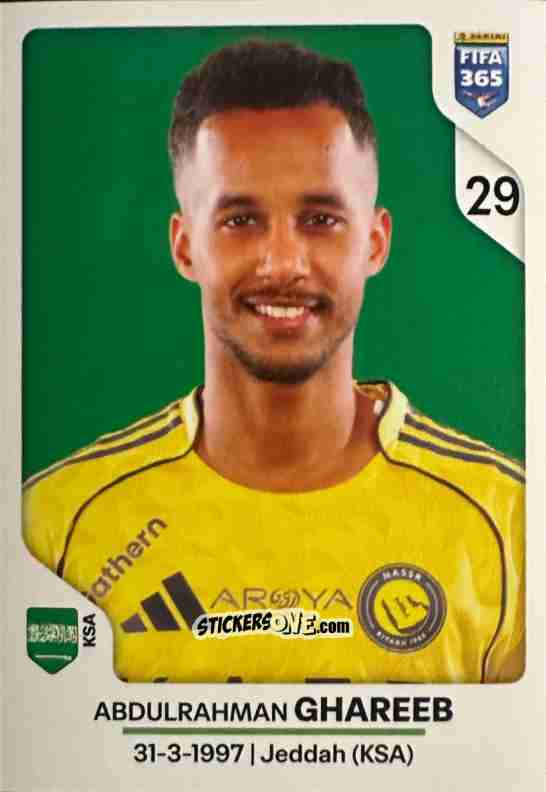 Figurina Abdulrahman Ghareeb - Fifa 365 2026 n. 438 - Panini