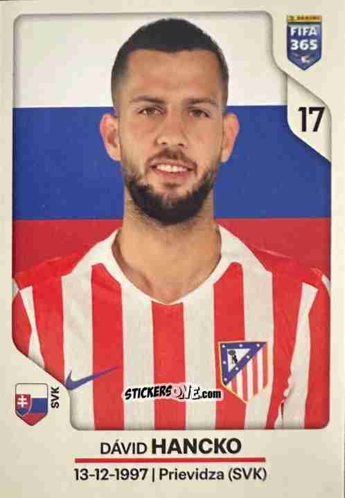 Figurina Dávid Hancko - Fifa 365 2026 n. 445 - Panini