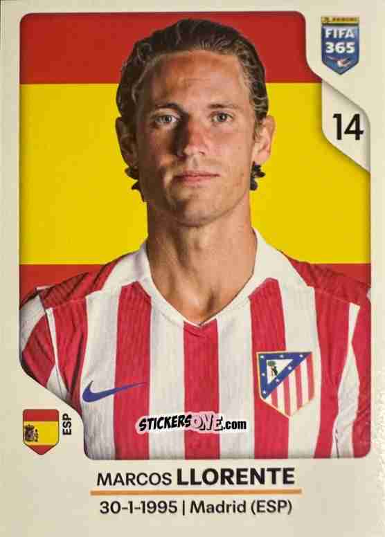 Cromo Marcos Llorente - Fifa 365 2026 n. 450 - Panini