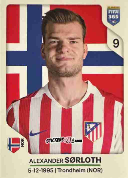 Cromo Alexander Sørloth - Fifa 365 2026 n. 457 - Panini