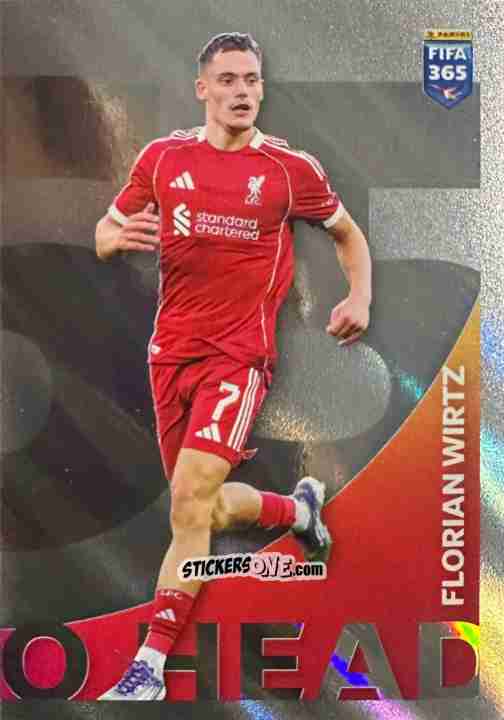 Figurina Florian Wirtz (Liverpool FC) - Fifa 365 2026 n. 464 - Panini