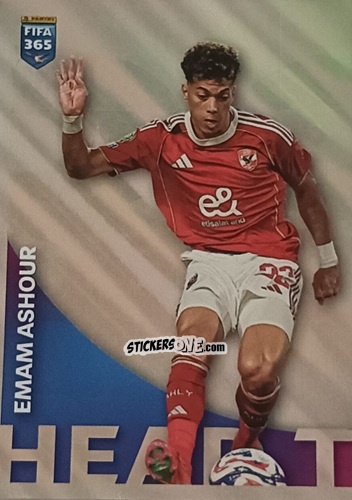 Figurina Emam Ashour (Al Ahly FC) - Fifa 365 2026 n. 473 - Panini