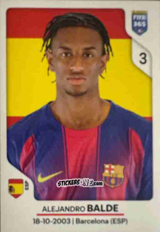 Sticker Alejandro Baldé - Fifa 365 2026 n. 482 - Panini