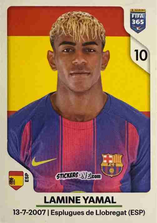 Sticker Lamine Yamal - Fifa 365 2026 n. 493 - Panini