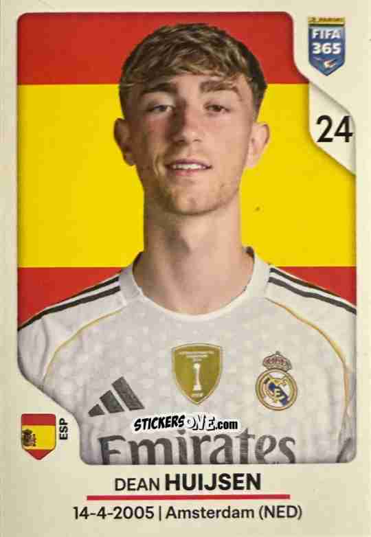 Figurina Dean Huijsen - Fifa 365 2026 n. 499 - Panini