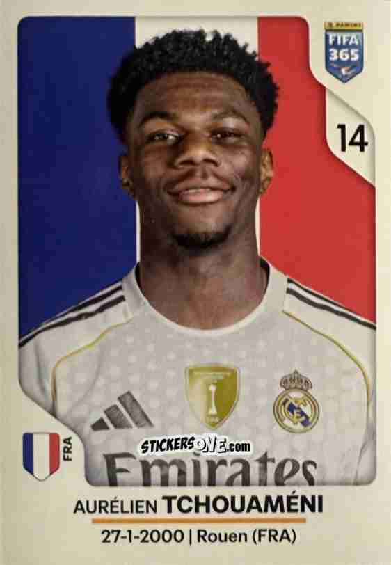 Figurina Aurelien Tchouameni - Fifa 365 2026 n. 502 - Panini
