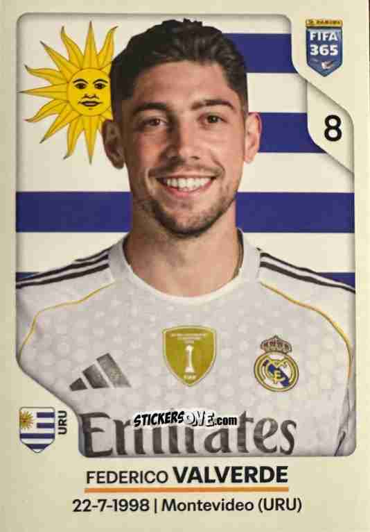 Sticker Federico Valverde - Fifa 365 2026 n. 503 - Panini