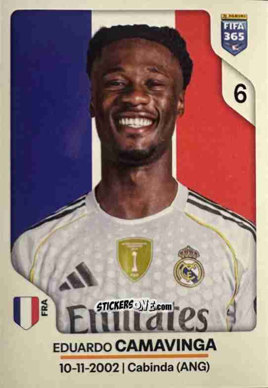 Cromo Eduardo Camavinga - Fifa 365 2026 n. 504 - Panini