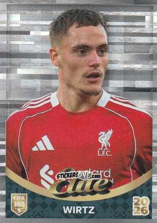 Figurina Florian Wirtz (Liverpool FC) - Fifa 365 2026 n. 513 - Panini