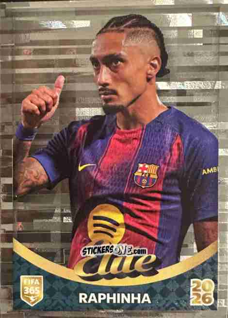 Cromo Raphinha (FC Barcelona) - Fifa 365 2026 n. 521 - Panini