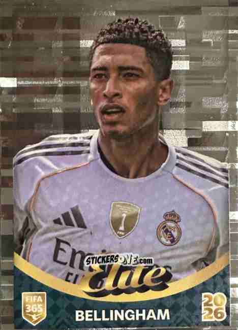 Figurina Jude Bellingham (Real Mdrid) - Fifa 365 2026 n. 523 - Panini