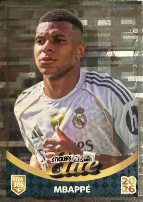 Figurina Kylian Mbappé (Real Madrid) - Fifa 365 2026 n. 524 - Panini