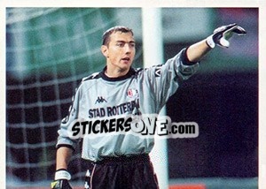 Cromo Jerzy Dudek in game - Feyenoord 2000-2001 - Panini