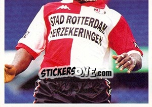 Sticker Christian Gyan in game - Feyenoord 2000-2001 n. 15 - Panini