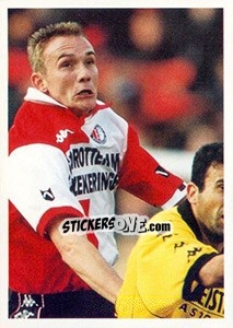 Sticker Ferry de Haan in game - Feyenoord 2000-2001 n. 21 - Panini