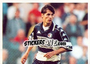 Sticker Kees van Wonderen in game - Feyenoord 2000-2001 n. 27 - Panini
