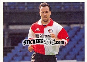 Cromo Jean-Paul van Gastel in game - Feyenoord 2000-2001 - Panini