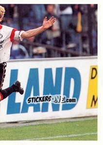 Sticker Paul Bosvelt in celebration - Feyenoord 2000-2001 n. 55 - Panini