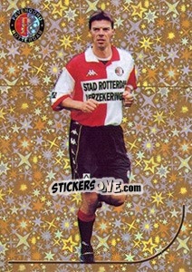 Sticker Jan de Visser in action - Feyenoord 2000-2001 n. 65 - Panini