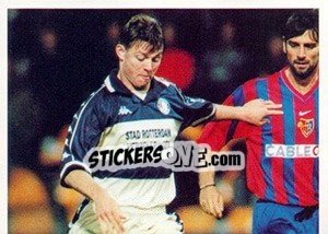 Sticker Jon Dahl Tomasson in game - Feyenoord 2000-2001 n. 66 - Panini