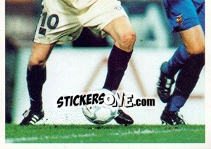Cromo Jon Dahl Tomasson in game - Feyenoord 2000-2001 - Panini