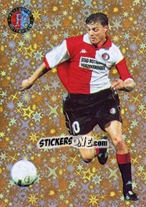 Sticker Jon Dahl Tomasson in action - Feyenoord 2000-2001 - Panini