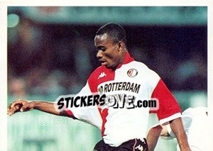 Sticker Bonaventure Kalou in game - Feyenoord 2000-2001 - Panini