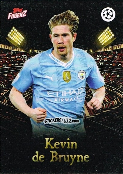 Figurina Kevin de Bruyne - Fugenz Uefa Club Competitions 2023-2024 n. 2 - Topps