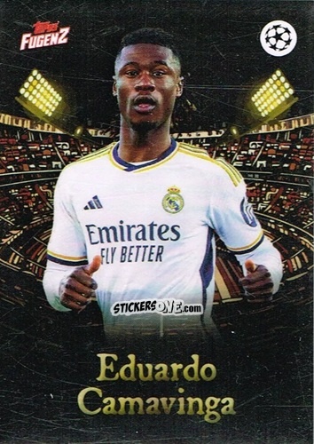 Cromo Eduardo Camavinga - Fugenz Uefa Club Competitions 2023-2024 n. 6 - Topps