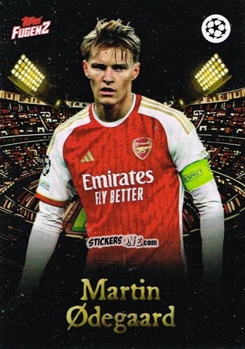 Sticker Martin Ødegaard - Fugenz Uefa Club Competitions 2023-2024 n. 10 - Topps