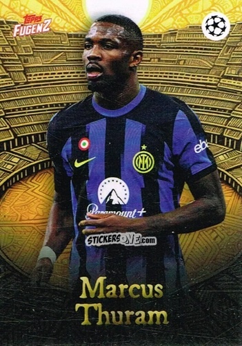 Figurina Marcus Thuram - Fugenz Uefa Club Competitions 2023-2024 n. 15 - Topps