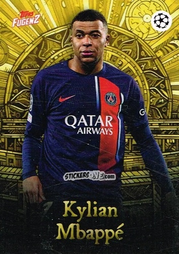 Figurina Kylian Mbappé - Fugenz Uefa Club Competitions 2023-2024 n. 20 - Topps