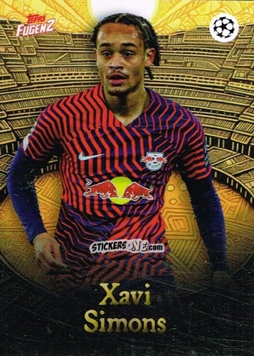Cromo Xavi Simons - Fugenz Uefa Club Competitions 2023-2024 n. 23 - Topps