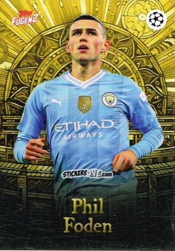 Sticker Phil Foden - Fugenz Uefa Club Competitions 2023-2024 n. 24 - Topps