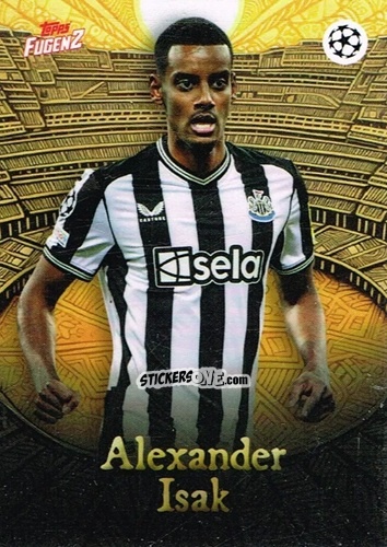Figurina Alexander Isak - Fugenz Uefa Club Competitions 2023-2024 n. 27 - Topps