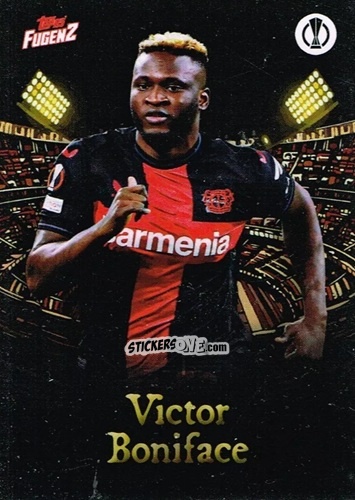 Figurina Victor Boniface - Fugenz Uefa Club Competitions 2023-2024 n. 34 - Topps