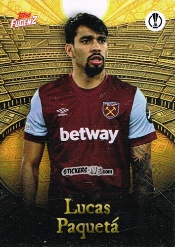 Cromo Lucas Paquetà - Fugenz Uefa Club Competitions 2023-2024 n. 35 - Topps