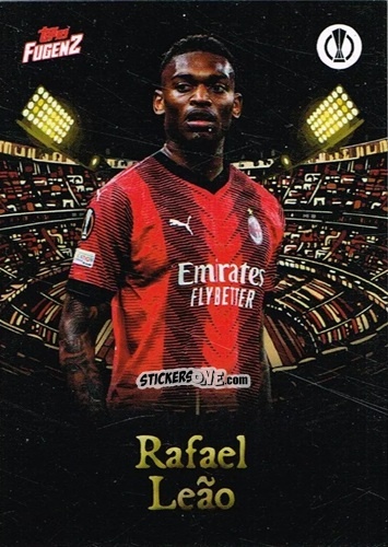 Figurina Rafael Leão - Fugenz Uefa Club Competitions 2023-2024 n. 38 - Topps