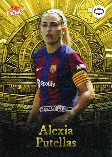 Cromo Alexia Putellas - Fugenz Uefa Club Competitions 2023-2024 n. 48 - Topps