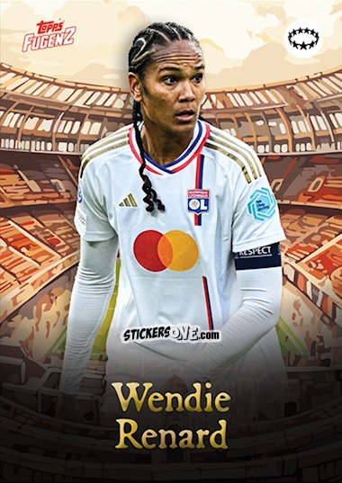 Figurina Wendie Renard - Fugenz Uefa Club Competitions 2023-2024 n. 49 - Topps